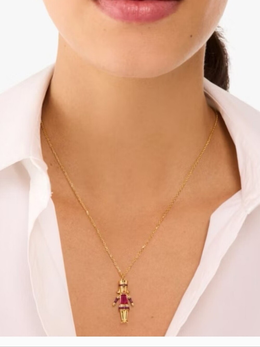 Kate Spade Oh What Fun Nutcracker Pendant